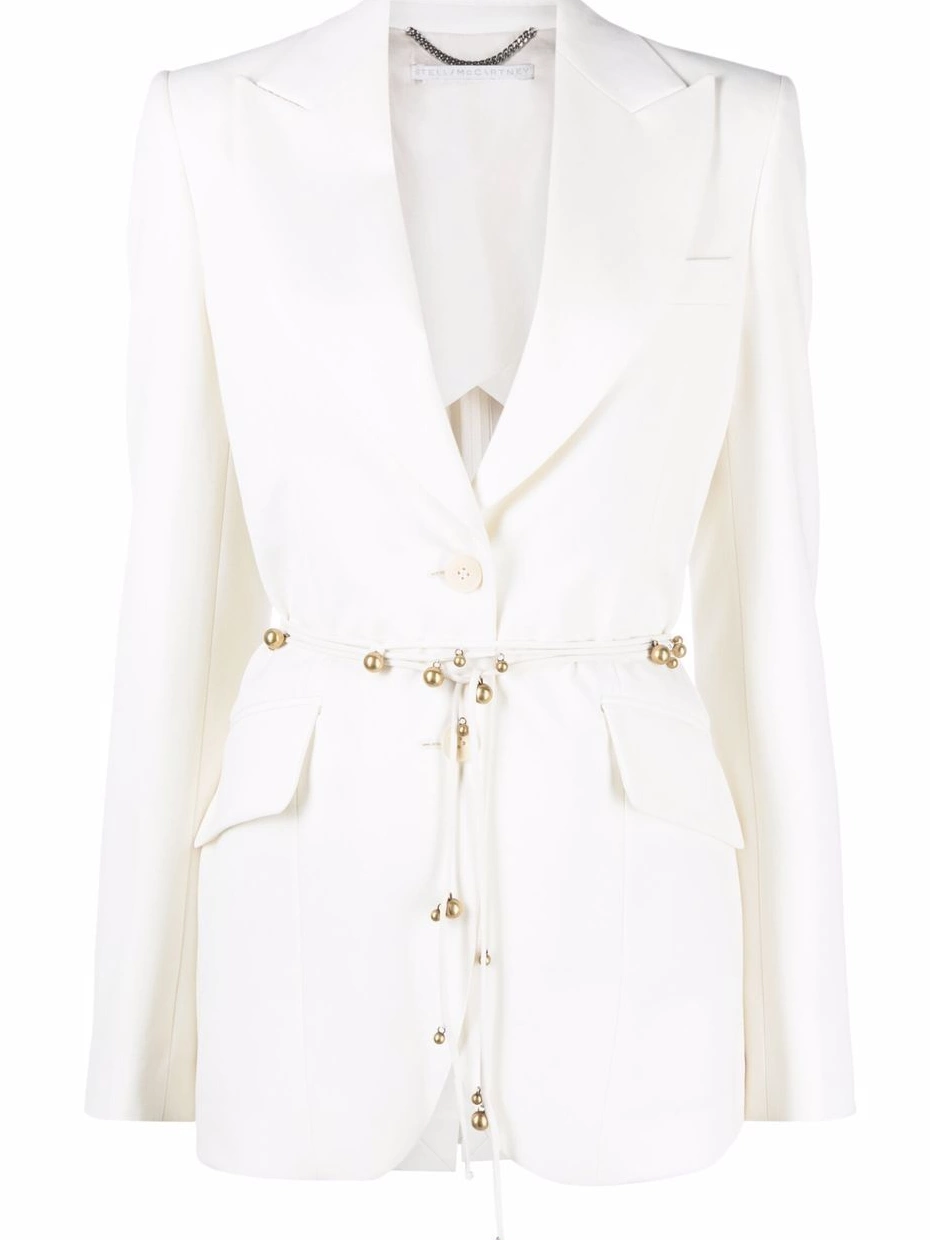 Affordable blazer single-breasted Stella belted Women McCartney 0719